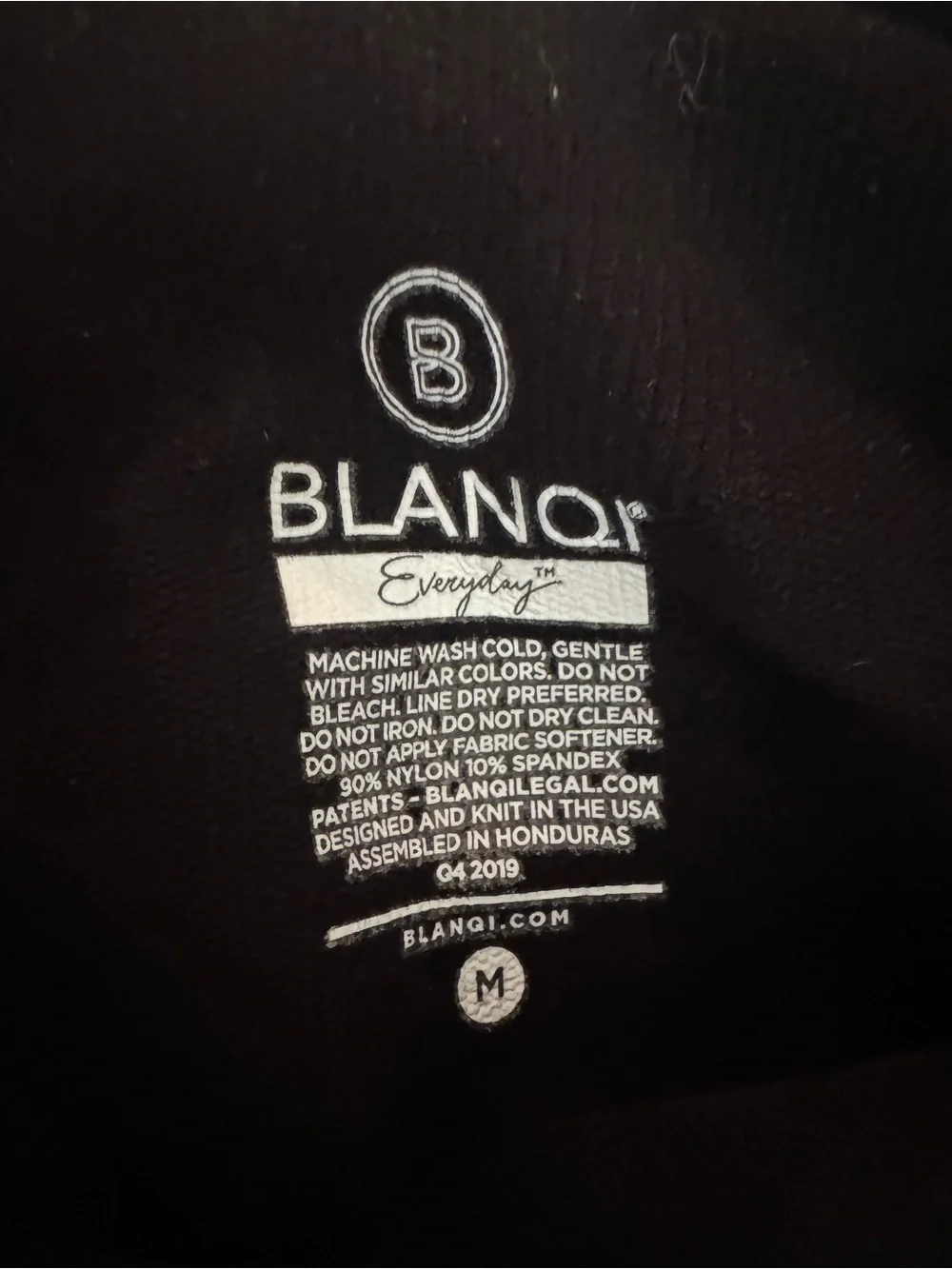 New Blanqi Black Maternity Support Shorts